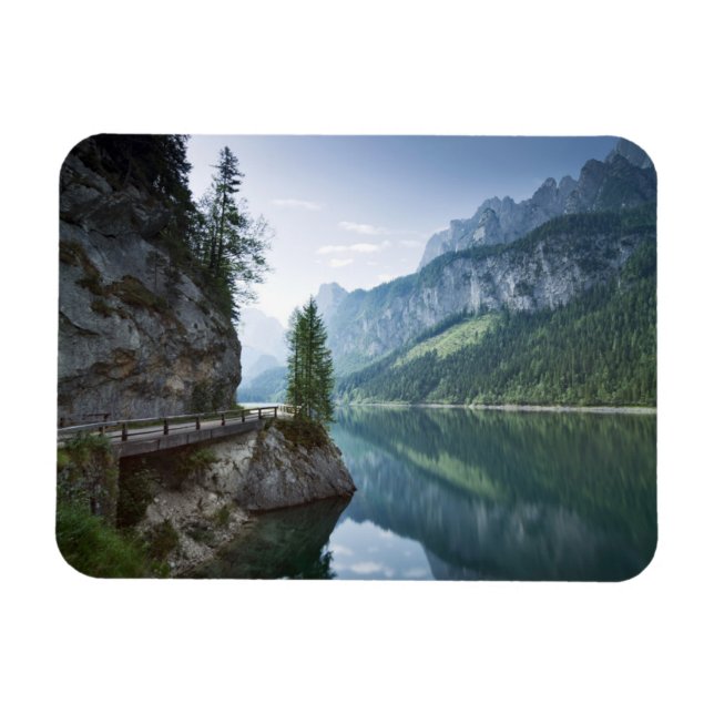 Ímã Água | Lago Gosau Salzkammergut Áustria (Horizontal)