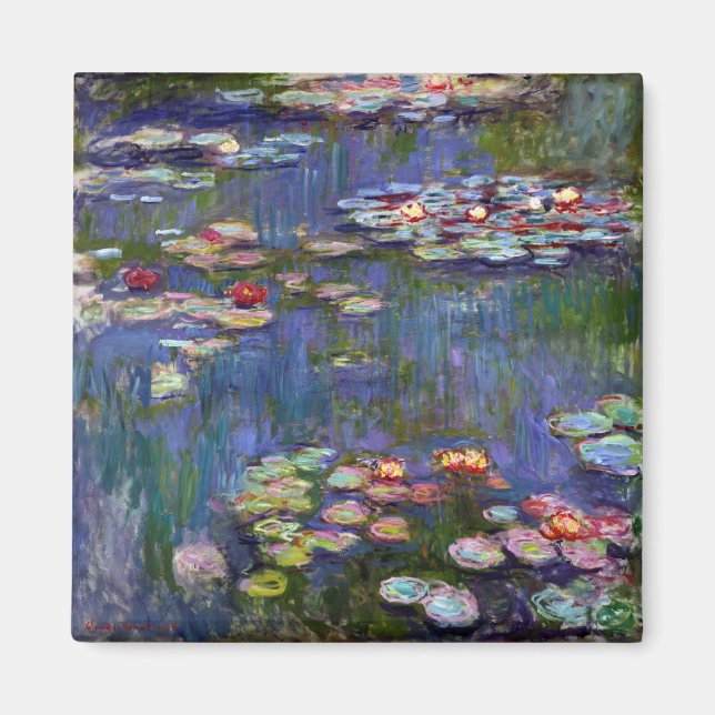 Imã Água Lily Pond, Monet (Frente)