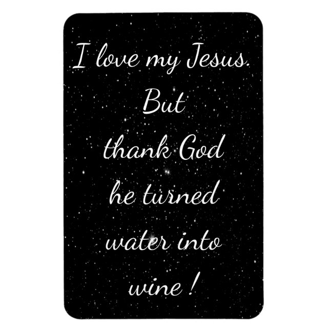 Ímã Água No Mnã De Vinho (Vertical)