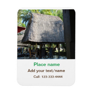 Ímã água oceano praia foto adicionar nome texto local 