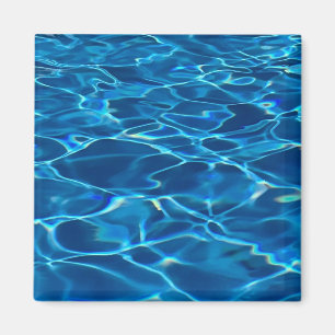 Imã Água Piscina Azul Escura
