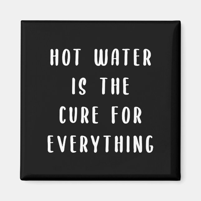 Imã Água quente é a cura para tudo (Frente)