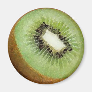 Imã Aguarela da fruta de quivi - ímã