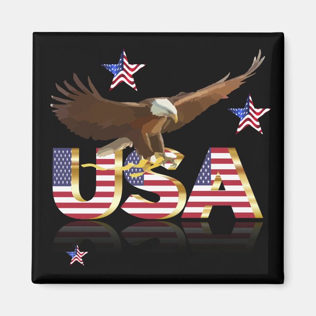 Imã águia americana (Frente)