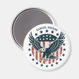 Imã Águia Americana Retrô