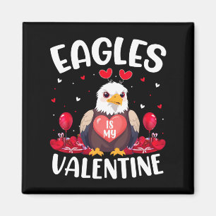 Imã Águia É Meu Amor De São Valentim Corações Águia Pá