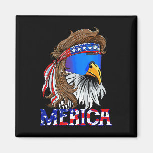 Imã Águia Mullet Óculos De Sol Merica 4 De Julho EUA A