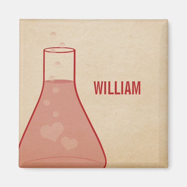 Imã Agulha do copo-medida, vermelha (Frente)