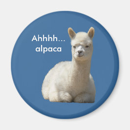 Imã Ahhhh Alpaca Magnet