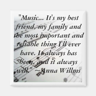 Imã ahsheetmusic, "Música.. É o meu melhor amigo, meu.