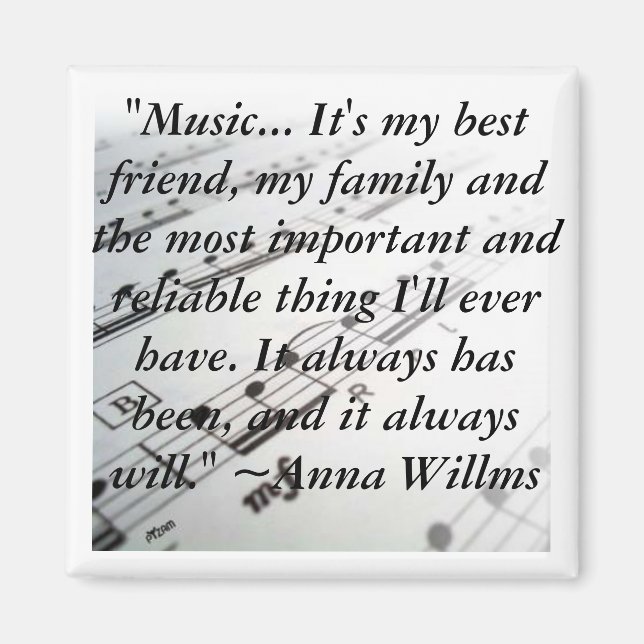 Imã ahsheetmusic, "Música.. É o meu melhor amigo, meu. (Frente)