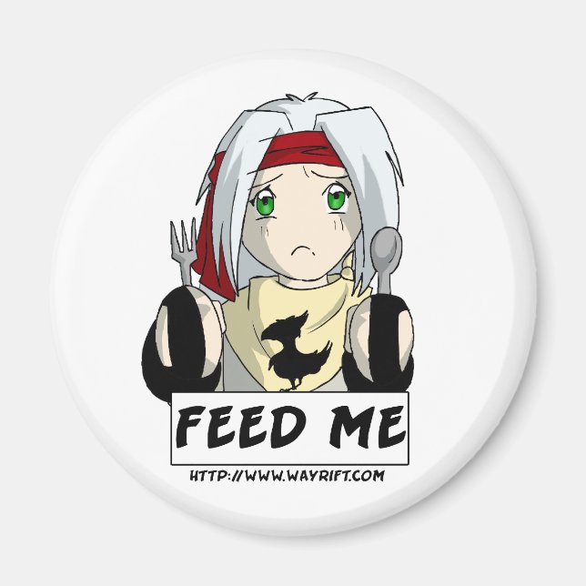 Imã Aiden "Feed Me" Magnet (Frente)