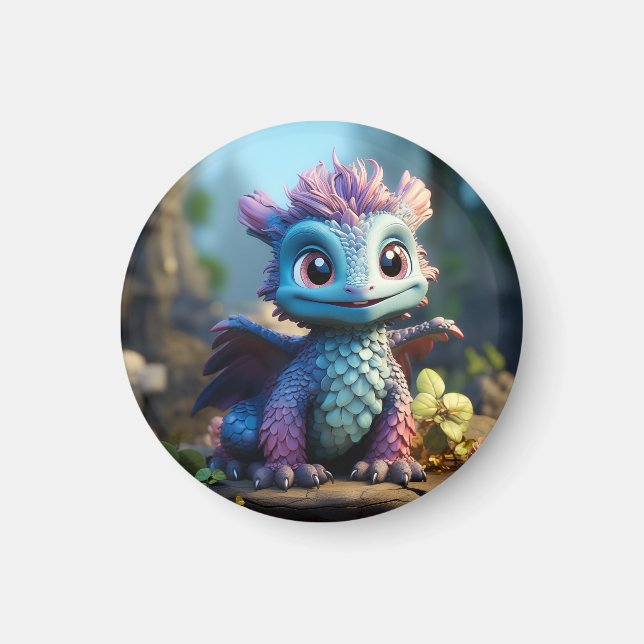 Imã Aiden, um Dragão Whimsical (Frente)