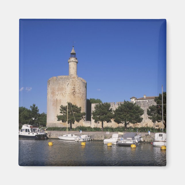 Imã Aigues Mortes, Canal de Rhône e Sète, Gard, (Frente)