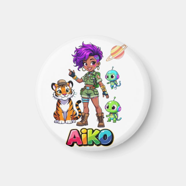 Imã AiKo Beats™ Aventura da AiKo & Amigos (Frente)