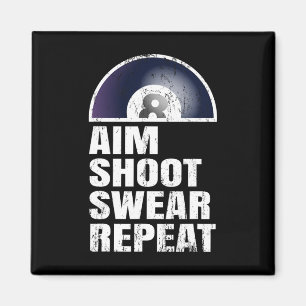 Imã Aim Shoot Swear Repetir - Jogador de Piscina Snook