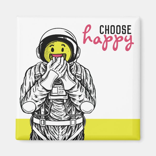 Imã Aimant [escolha feliz] Astronauta sul (Frente)