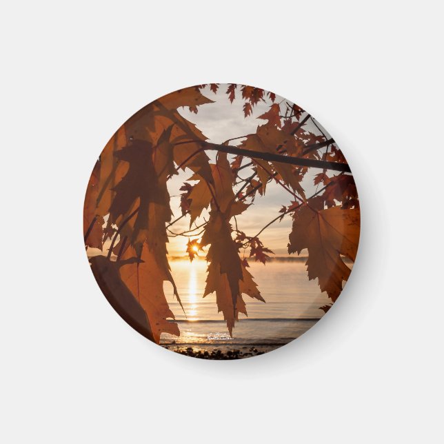 Imã aimant feuille d'érables (Frente)