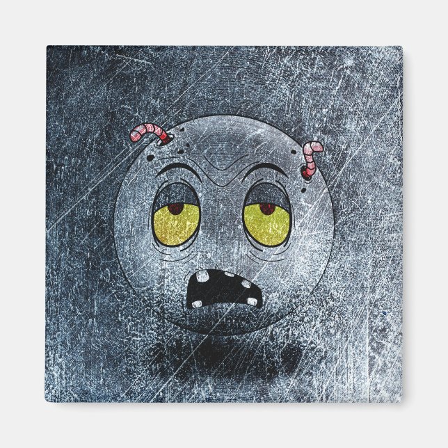 Imã Aimant Zombiemoji Vintage (Frente)