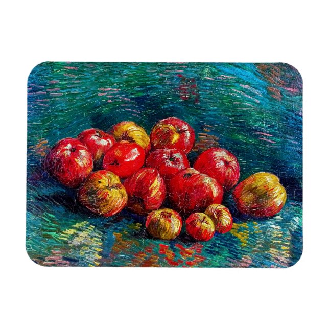 Ímã "Ainda com as Maçãs" por Vincent Van Gogh (Horizontal)