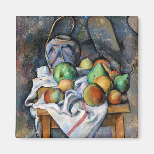 Imã Ainda com Frutas, Paul Cezanne (Frente)