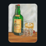 Ímã Ainda com Scotch por Jennifer Goldberger<br><div class="desc">Esvazie seu vidro para esta pintura realista de Jennifer Goldberger. Você quase pode imaginar se aproximando da peça e pegando um copo para si mesmo. Pegue sua cópia hoje!</div>