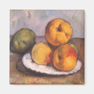 Imã "Ainda é a vida", "Maçãs", "Peras" de Paul Cezanne