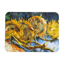 Ímã Ainda é vida com quatro girassóis Van Gogh Vincent