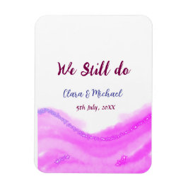 Ímã Ainda fazemos brilho púrpura da cor da água rosa