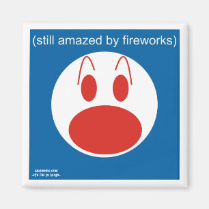 Imã Ainda surpreendido por fogos-de-artifício