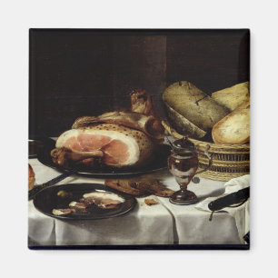 Imã Ainda vida com presunto