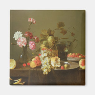 Imã Ainda vida da fruta e das flores