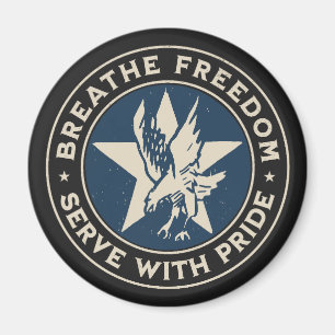 Imã Air Force - Breathe freedom, serve with pride.