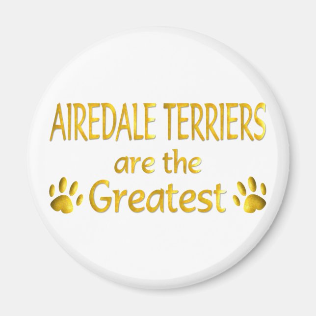 Imã Airedale Terrier (Frente)