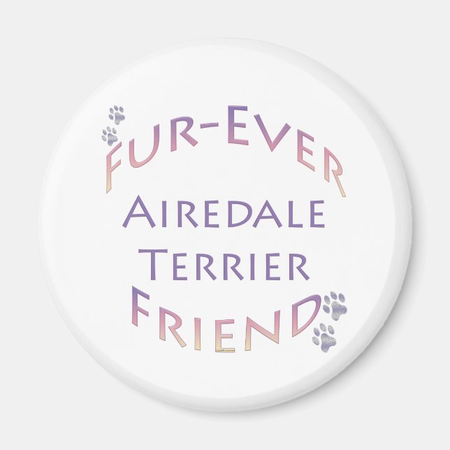 Imã Airedale Terrier Fuserver (Frente)