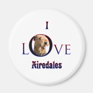 Imã Airedale Terrier I Love