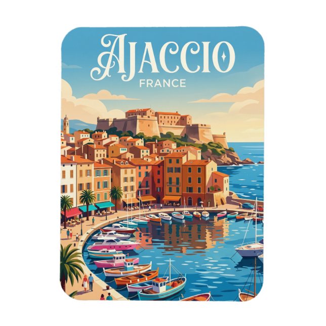Ímã Ajaccio França (Vertical)