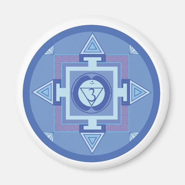 Imã Ajna Chakra Mandala (Third eye chakra) (Frente)