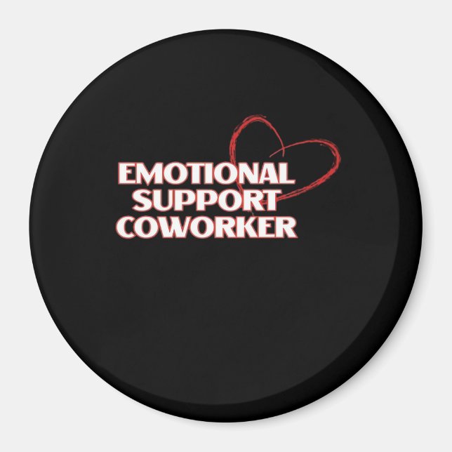Imã Ajuda Emocional Clássica do Colega de Trabalho - B (Frente)