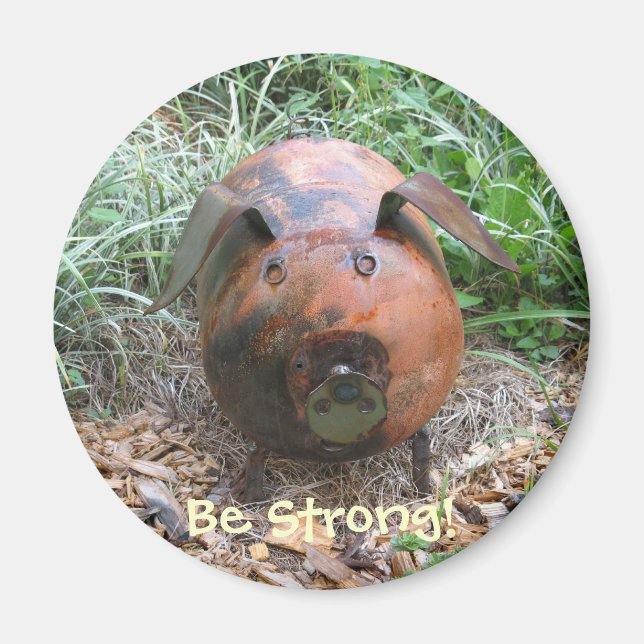 Imã Ajudas Dietéticas à Piggy Magnet (Frente)