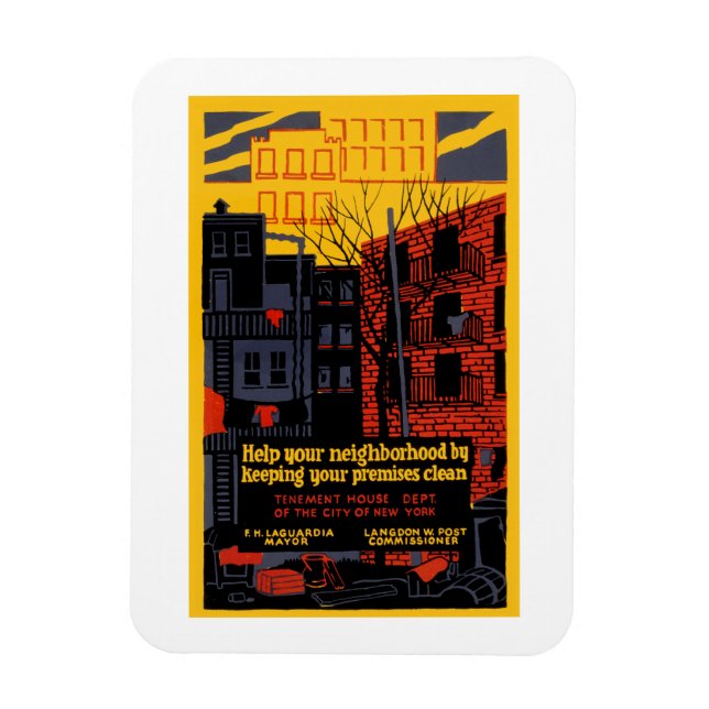 Ímã Ajude a sua vizinhança (Vertical)