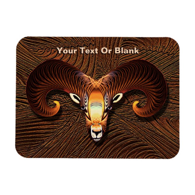 Ímã Akedah - Cabeça de Ram (Horizontal)