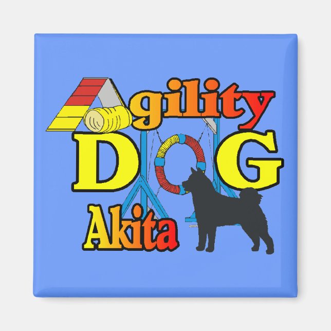 Imã Akita Agilidade (Frente)
