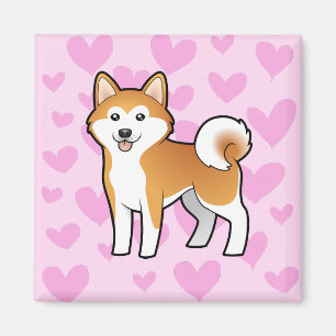 Imã Akita Inu/amor de Shiba Inu