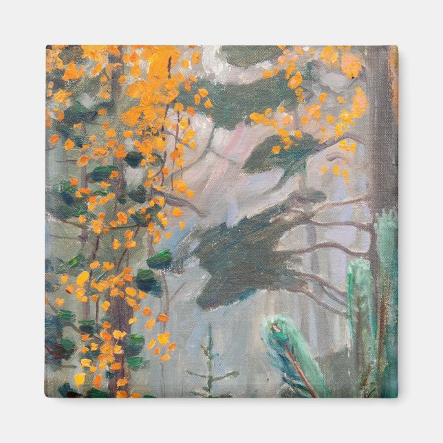 Imã Akseli Gallen-Kallela - Floresta do outono (Frente)