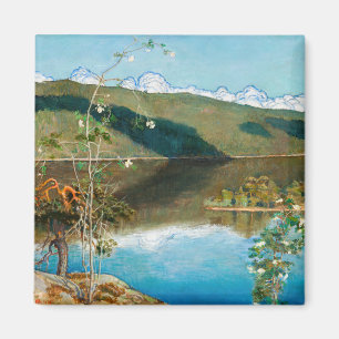 Imã Akseli Gallen-Kallela - Thunderclouds no Horizonte