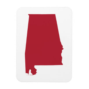 Ímã Alabama em Vermelho