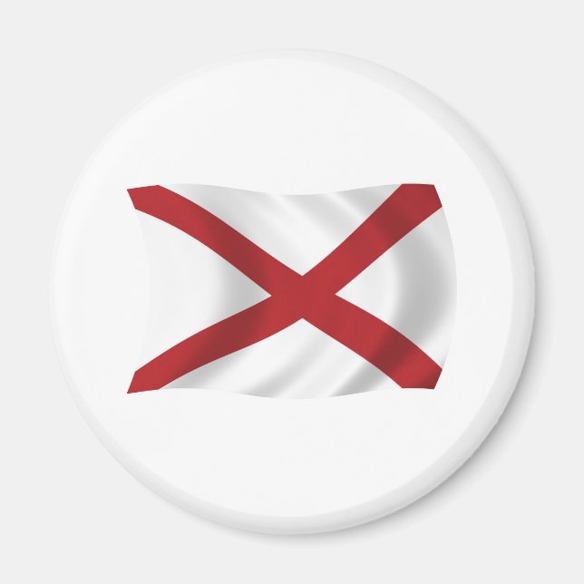 Imã Alabama Flag Magnet (Frente)
