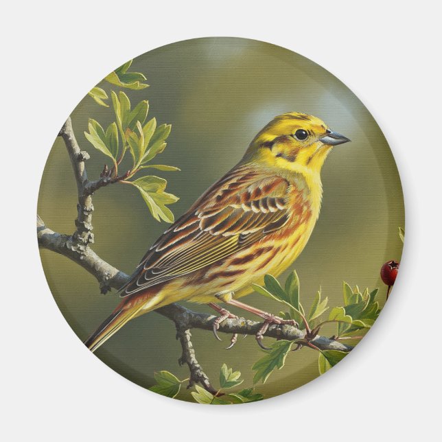Imã Alabama State Bird Yellowhammer (Frente)
