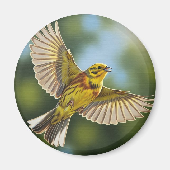Imã Alabama State Bird Yellowhammer (Frente)
